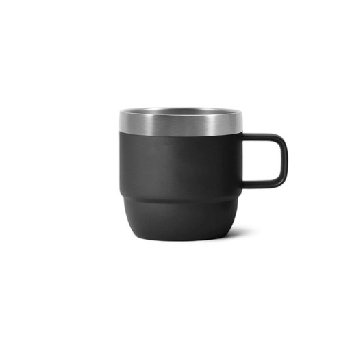 Stackable Stainless Steel Mugs Black